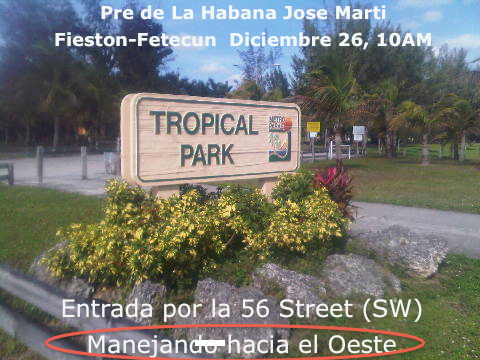 Tropical Park Sign#1a PreDeLaHabana - Tropical Park